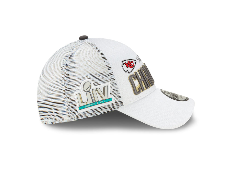 9FORTY トラッカー NFL スーパーボウルLIV カンザスシティ・チーフス ロッカールームキャップ