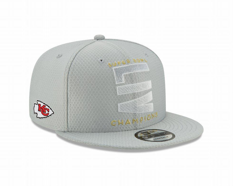 9FIFTY NFL スーパーボウルLIV カンザスシティ・チーフス 優勝記念パレードキャップ