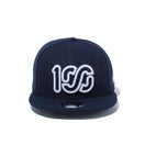 9FIFTY ONEHUNDRED ATHLETIC 100 ロゴ ネイビー