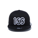 9FIFTY ONEHUNDRED ATHLETIC 100 ロゴ ブラック × ホワイト