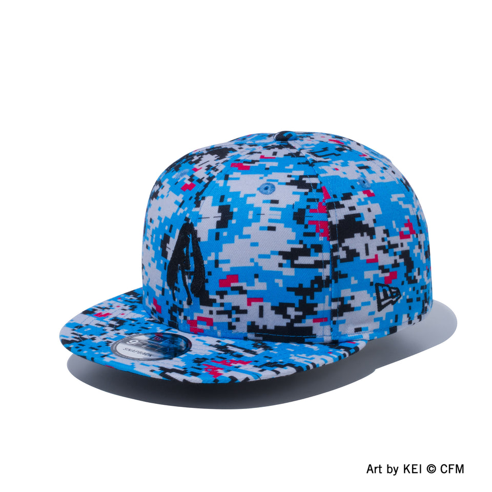 9FIFTY 初音ミク シルエット ロゴ デジタルカモ