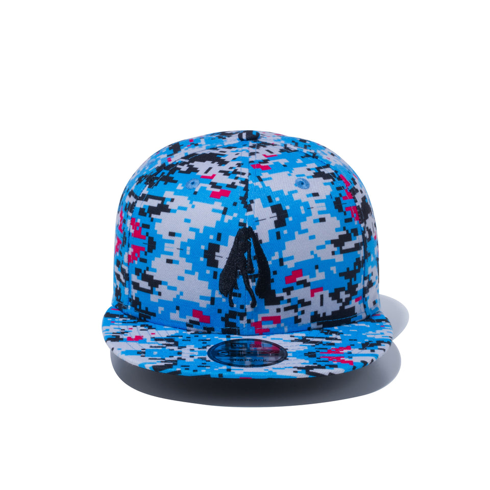 9FIFTY 初音ミク シルエット ロゴ デジタルカモ