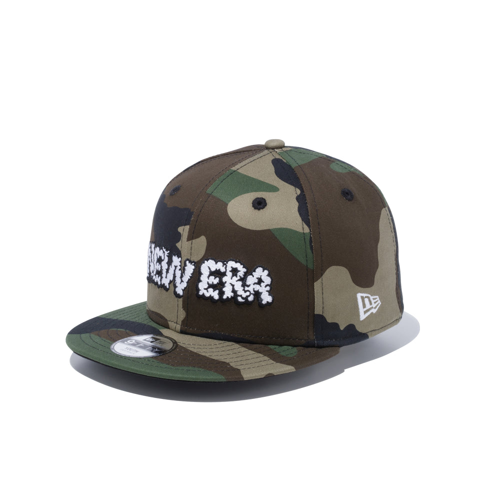 Youth 9FIFTY スモークロゴ NEW ERA ウッドランドカモ