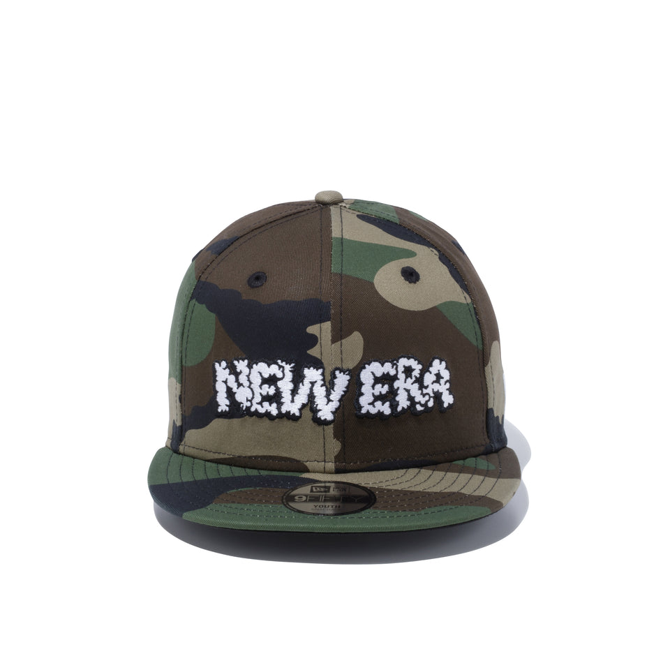 Youth 9FIFTY スモークロゴ NEW ERA ウッドランドカモ