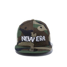 Youth 9FIFTY スモークロゴ NEW ERA ウッドランドカモ