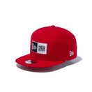 Child 9FIFTY ボックスロゴ スカーレット