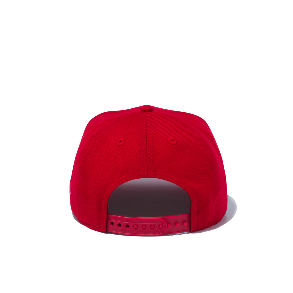 Child 9FIFTY ボックスロゴ スカーレット
