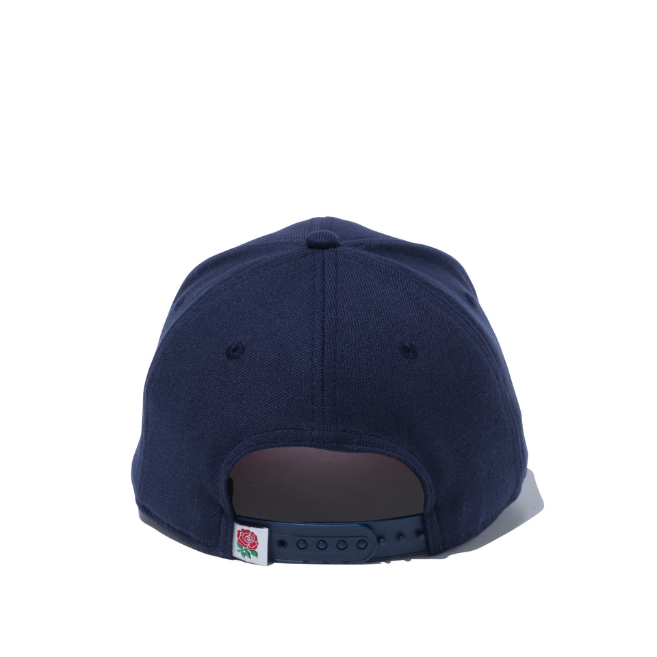9FIFTY ストレッチスナップ England Rugby イングランドラグビー エンブレム ネイビー