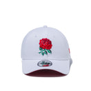 9FORTY England Rugby イングランドラグビー エンブレム ホワイト レッドアンダーバイザー