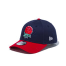 9FORTY England Rugby イングランドラグビー エンブレム ネイビー レッドバイザー