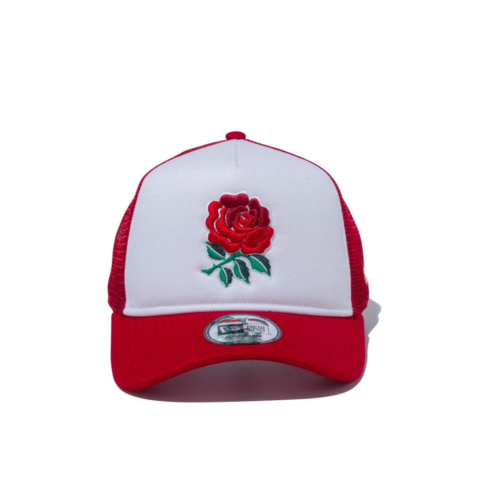 9FORTY A-Frame トラッカー England Rugby イングランドラグビー エンブレム レッド