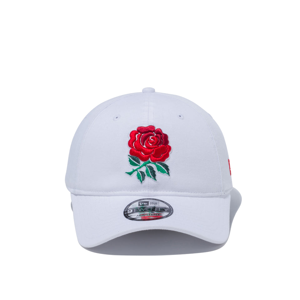 9TWENTY England Rugby イングランドラグビー エンブレム ホワイト