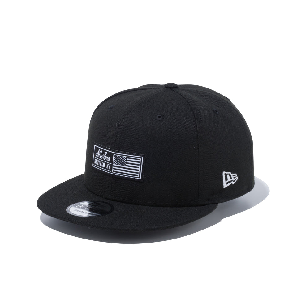 9FIFTY ウーブンラベル NewEra BUFFALO.NY ブラック