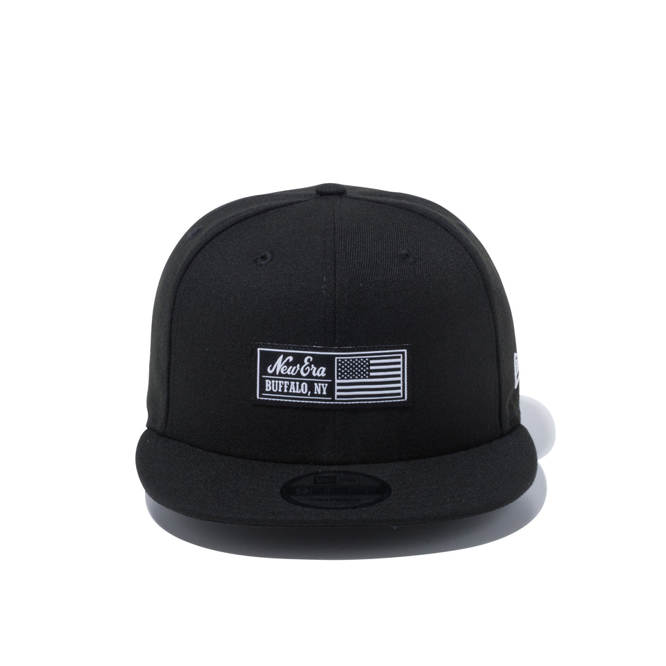 9FIFTY ウーブンラベル NewEra BUFFALO.NY ブラック