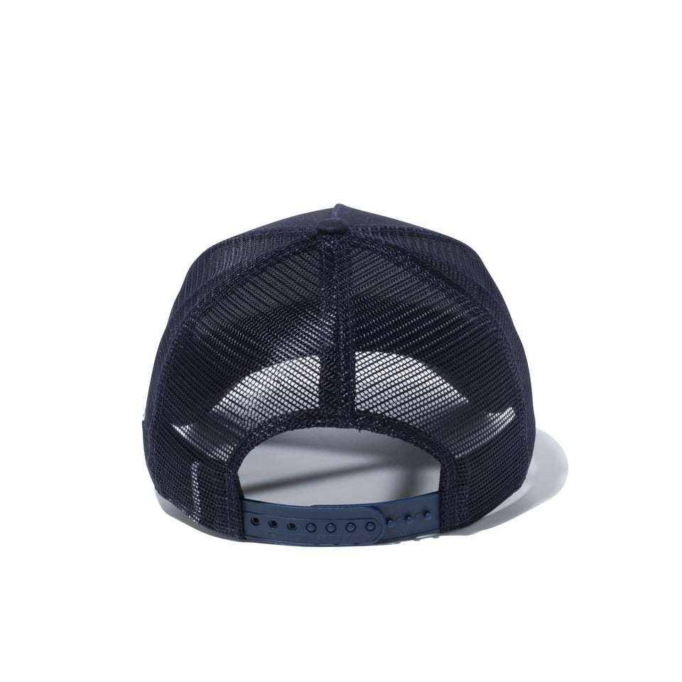 9FORTY A-Frame トラッカー ウーブンラベル NewEra BUFFALO.NY ネイビー
