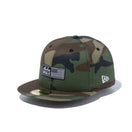 59FIFTY ウーブンラベル NewEra BUFFALO.NY ウッドランドカモ