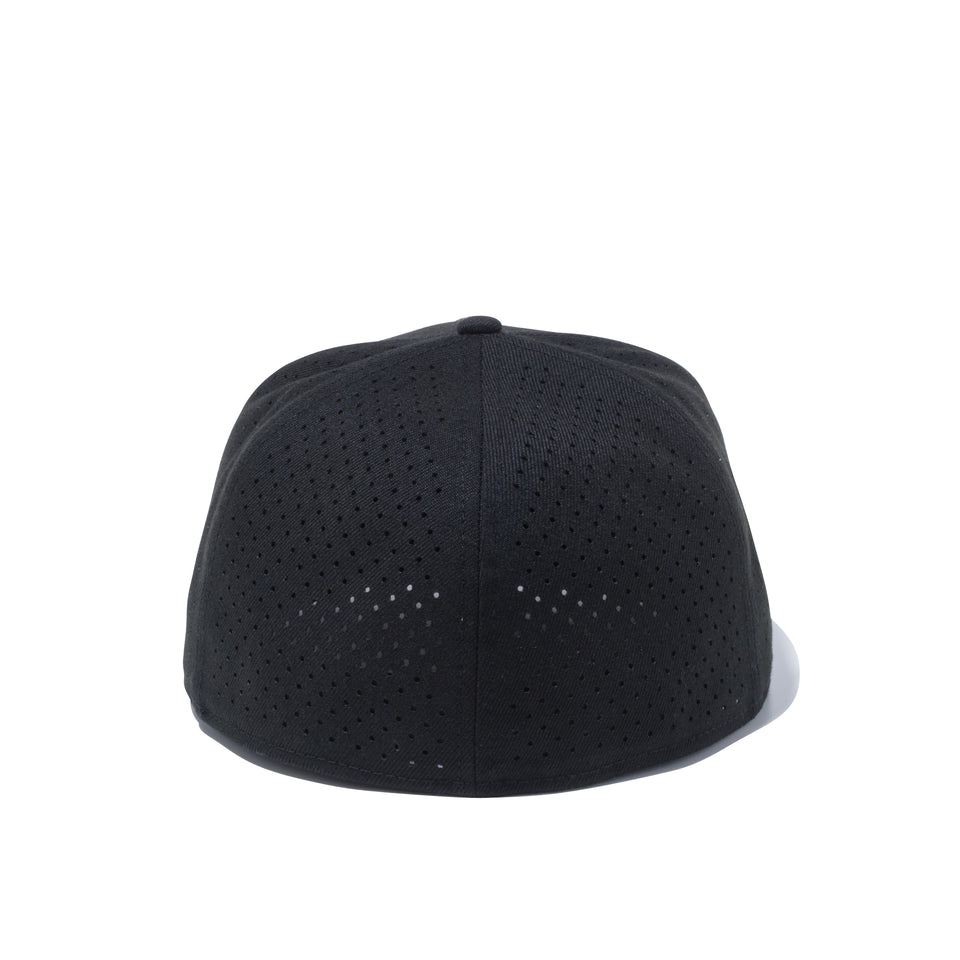 59FIFTY パフォーテッド ウーブンラベル ブラック