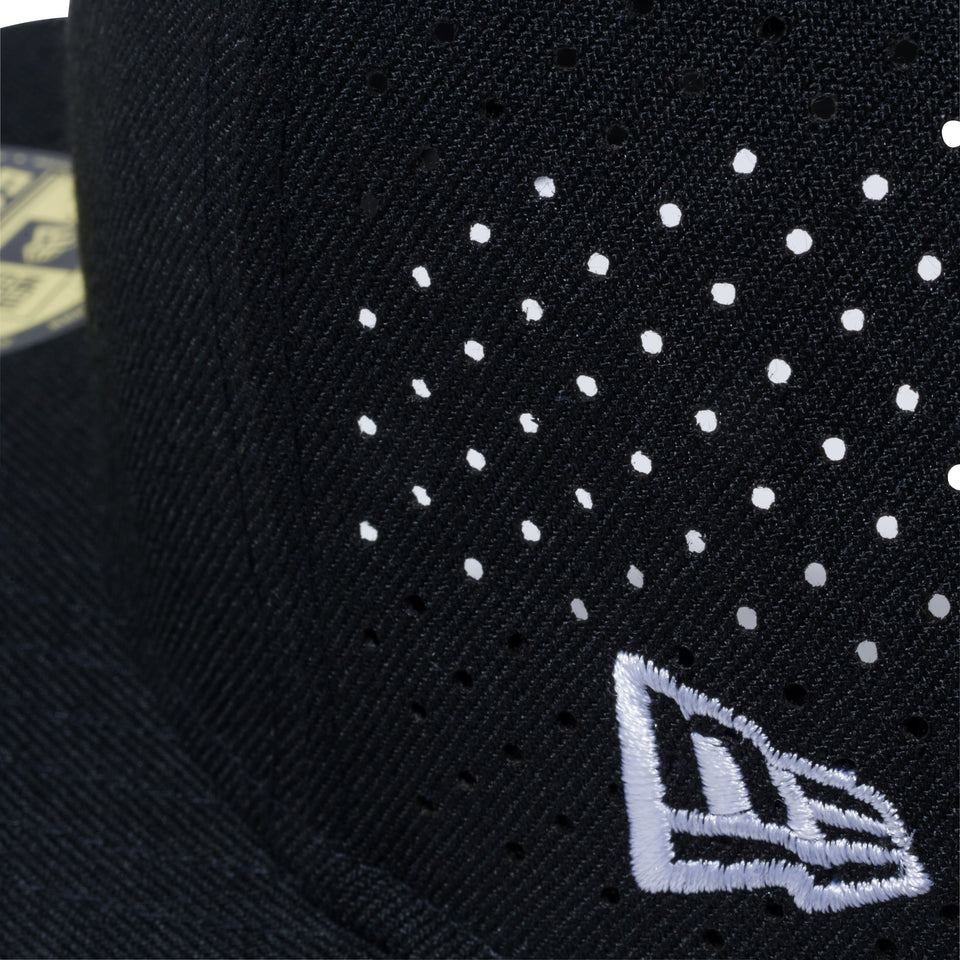 59FIFTY パフォーテッド ウーブンラベル ブラック