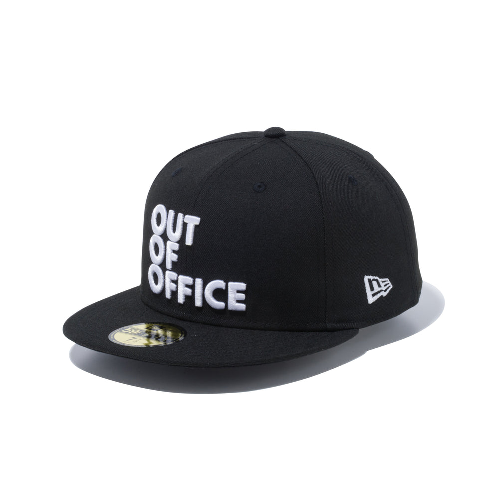 59FIFTY トラブル OUT OF OFFICE ブラック