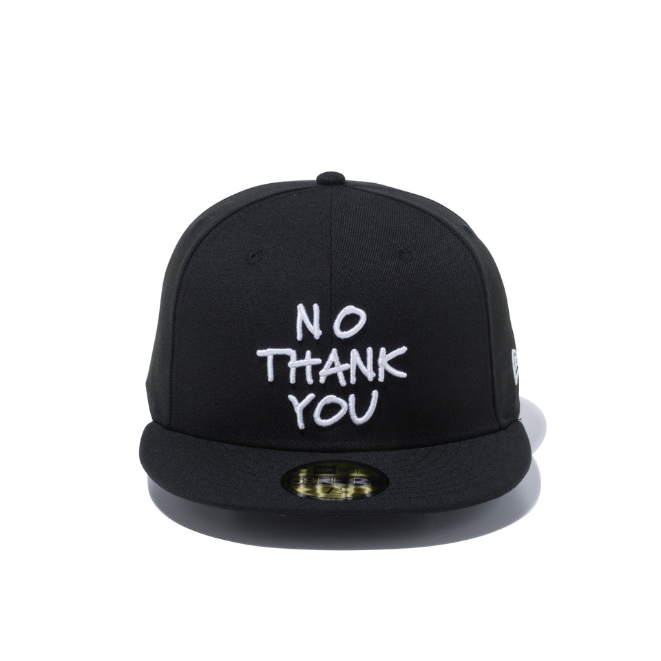 59FIFTY トラブル NO THANK YOU ブラック