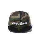 59FIFTY Long Holiday ウッドランドカモ ブラックバイザー