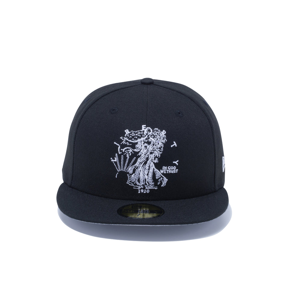59FIFTY ウォーキング リバティ ハーフダラー ブラック