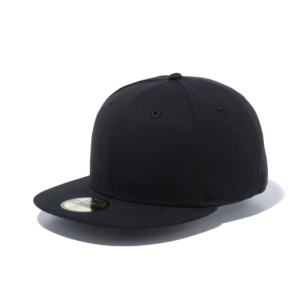 59FIFTY エッセンシャル ニューエラ ビッグロゴ 100周年ロゴ MCMXX ブラック × ブラック