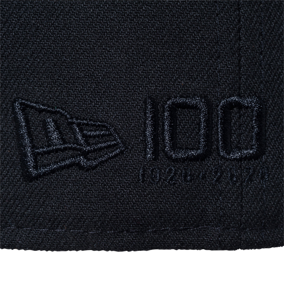 59FIFTY エッセンシャル ニューエラ ビッグロゴ 100周年ロゴ MCMXX ブラック × ブラック