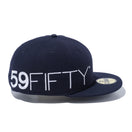 59FIFTY エッセンシャル ニューエラ ビッグロゴ 100周年ロゴ ネイビー