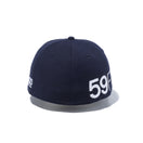 59FIFTY エッセンシャル ニューエラ ビッグロゴ 100周年ロゴ ネイビー