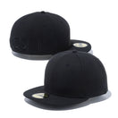 59FIFTY エッセンシャル ニューエラ ビッグロゴ 100周年ロゴ ブラック × ブラック