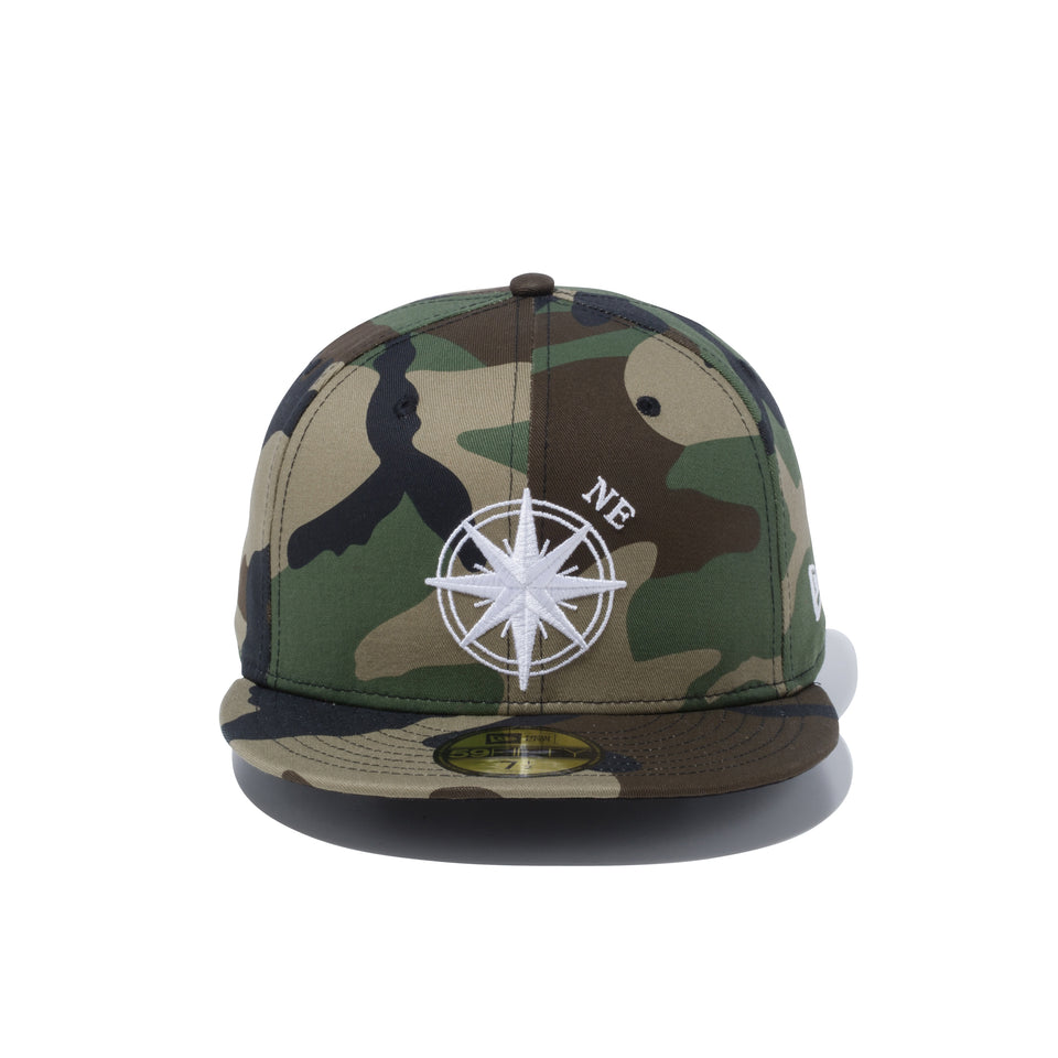 59FIFTY コンパス NE ウッドランドカモ