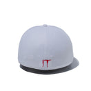 59FIFTY ホラームービー IT ペニーワイズ ダイアモンドエラ ホワイト スカーレットアンダーバイザー
