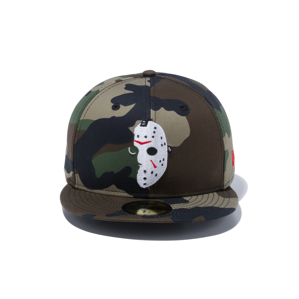 59FIFTY ホラームービー FRIDAY THE 13TH ジェイソン ウッドランドカモ