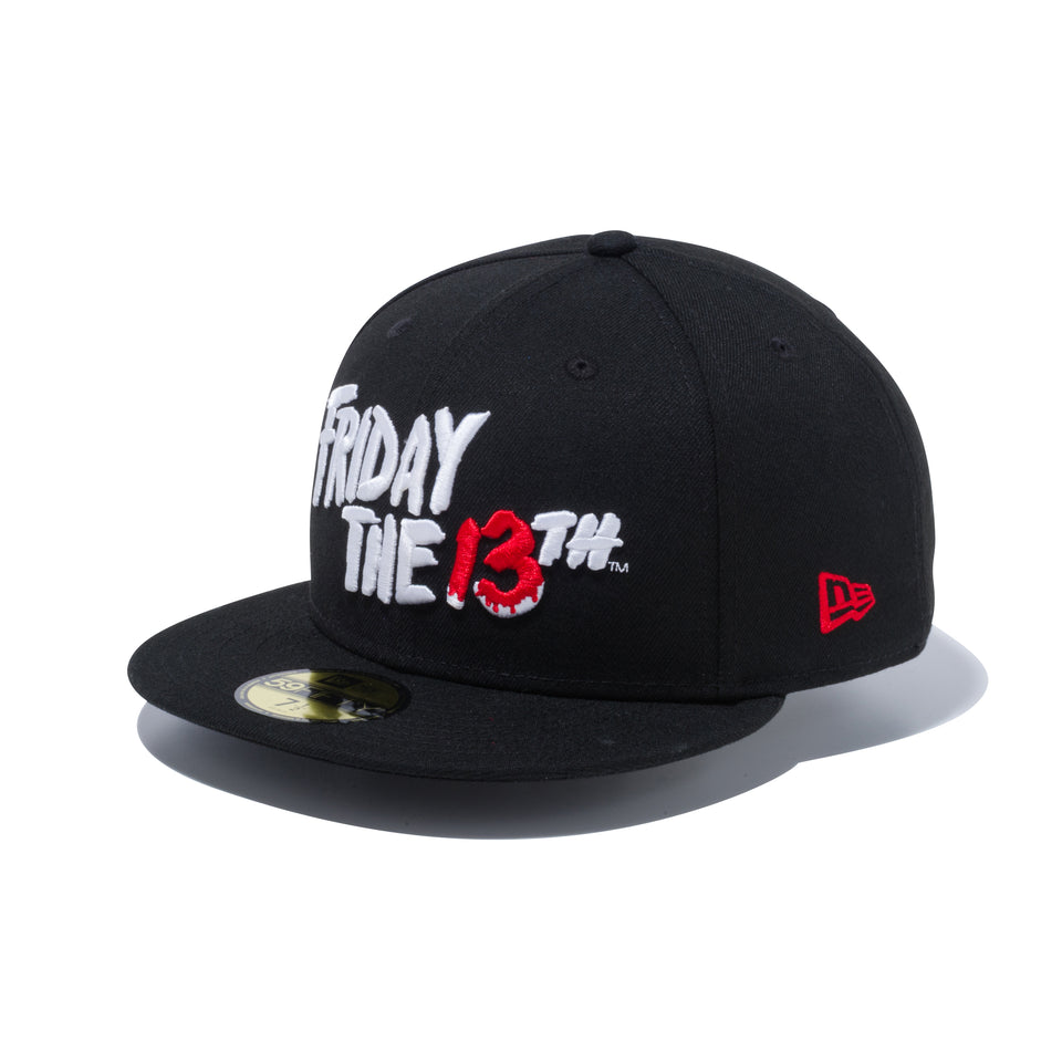 59FIFTY ホラームービー FRIDAY THE 13TH タイトル ブラック