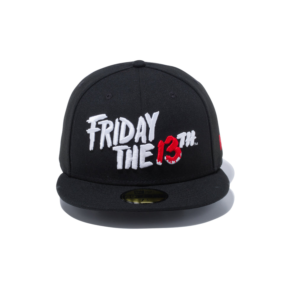 59FIFTY ホラームービー FRIDAY THE 13TH タイトル ブラック