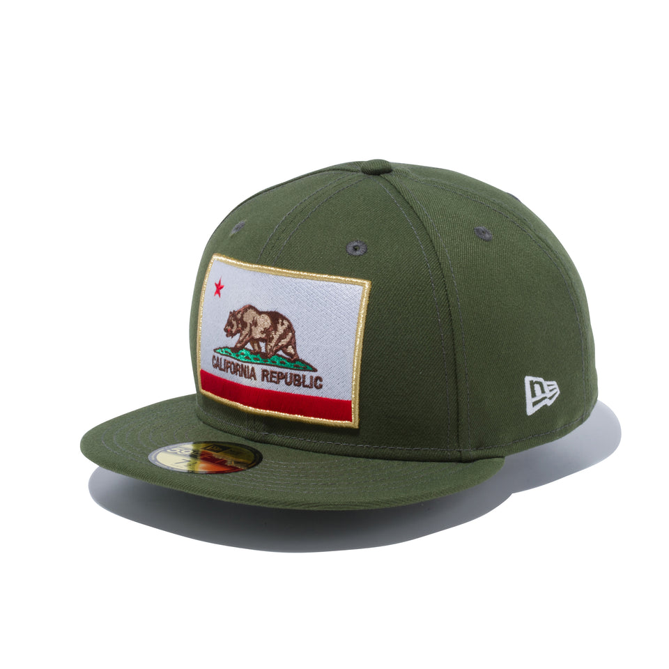 59FIFTY カリフォルニア・リパブリック フラッグ ライフルグリーン