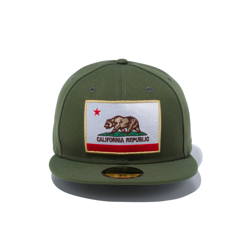 59FIFTY カリフォルニア・リパブリック フラッグ ライフルグリーン