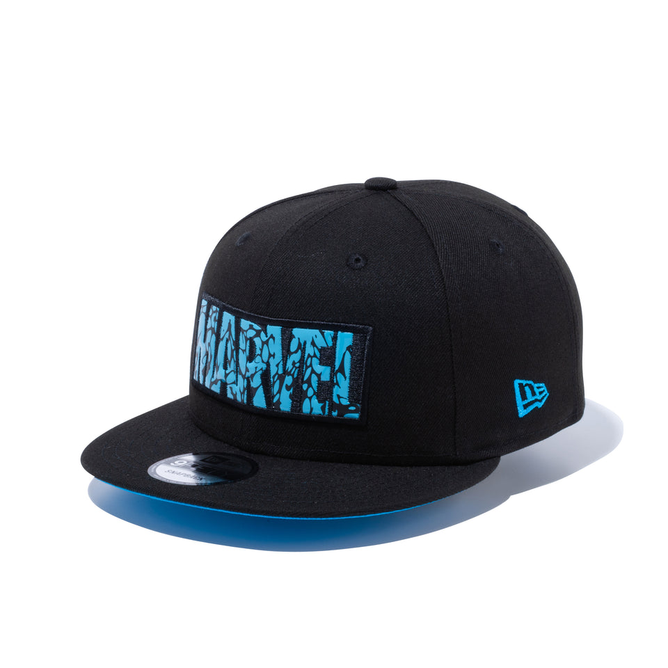 9FIFTY MARVEL ロゴ VENOM ブルーアンダーバイザー