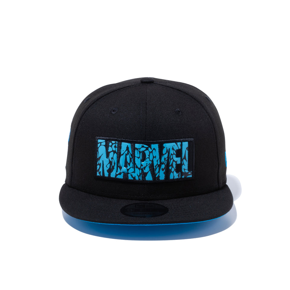 9FIFTY MARVEL ロゴ VENOM ブルーアンダーバイザー