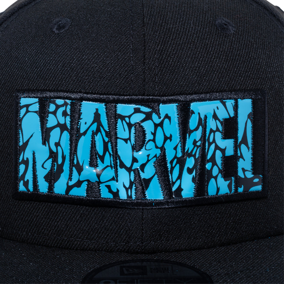 9FIFTY MARVEL ロゴ VENOM ブルーアンダーバイザー