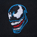 9FIFTY MARVEL ロゴ VENOM ブルーアンダーバイザー