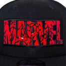 9FIFTY MARVEL ロゴ CARNAGE レッドアンダーバイザー