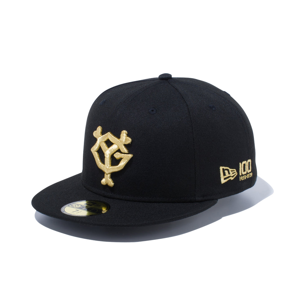 59FIFTY GIANTS 読売ジャイアンツ ニューエラ 100周年ロゴ ブラック/ゴールド - 12571073-700| NEW ERA ニューエラ公式オンラインストア