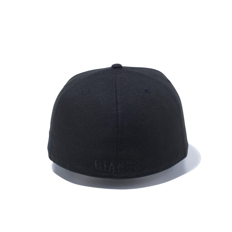 59FIFTY GIANTS 読売ジャイアンツ ニューエラ 100周年ロゴ ブラック/ブラック - 12571074-700| NEW ERA ニューエラ公式オンラインストア