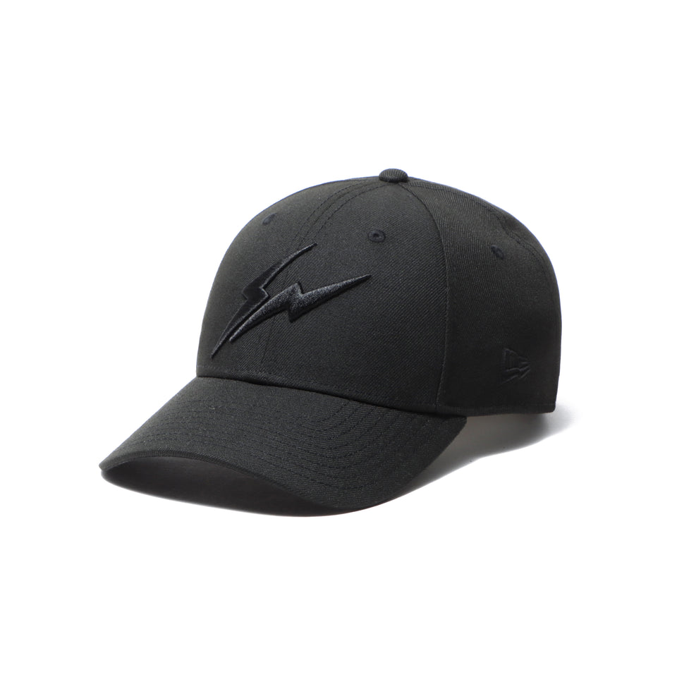9FORTY FRAGMENT DESIGN フラグメントデザイン サンダーロゴ ブラック