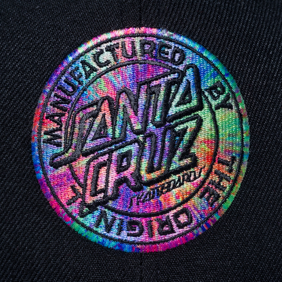 9FIFTY Santa Cruz サンタクルーズ MFG TIE DYE DOT ブラック タイダイアンダーバイザー