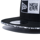 9FIFTY Sandwich Visor ボックスロゴ NEW ERA ホワイトサンドイッチバイザー ブラック