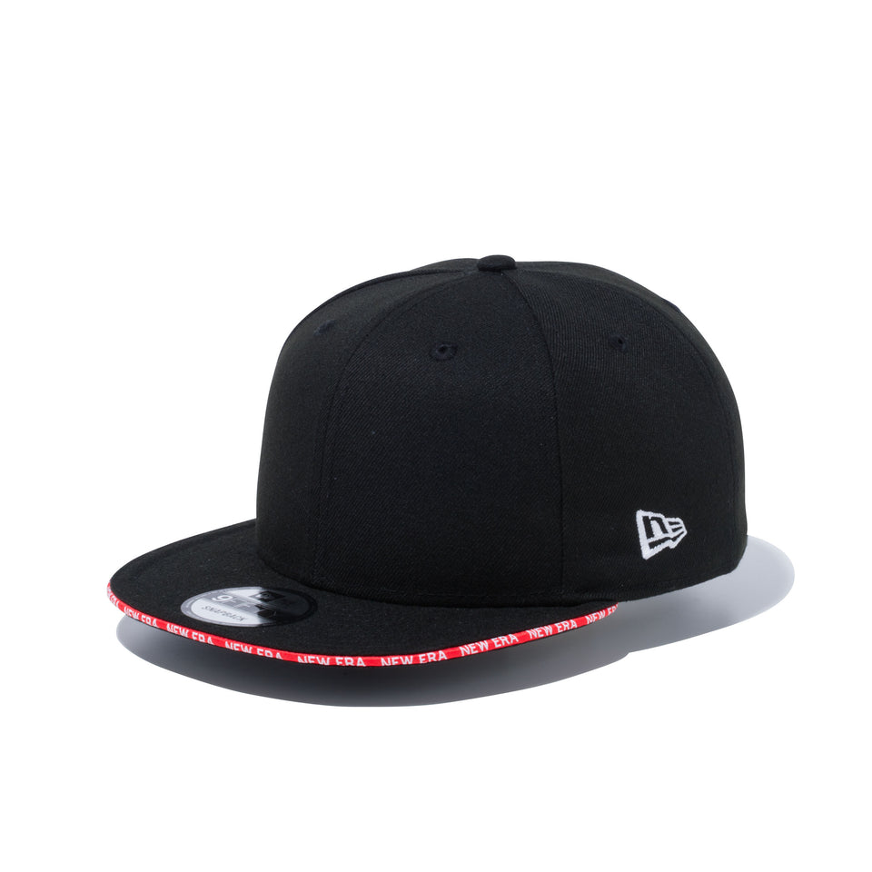 9FIFTY Sandwich Visor NEW ERA レッドサンドイッチバイザー ブラック
