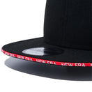 9FIFTY Sandwich Visor NEW ERA レッドサンドイッチバイザー ブラック
